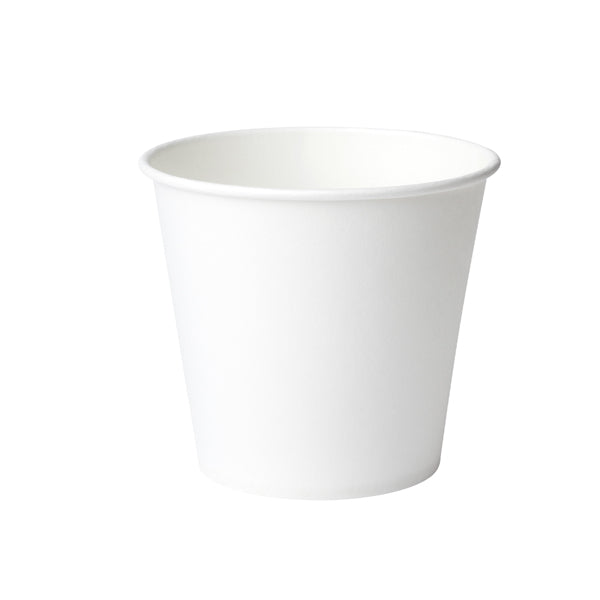 Signor Bio - PGC001BIO50B - Bicchiere in carta - 100 ml - bianco - Signor Bio - conf. 50 pezzi