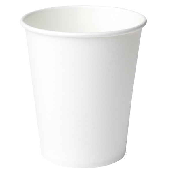 Signor Bio - PGC003BIO50B - Bicchiere in carta - 250 ml - bianco - Signor Bio - conf. 50 pezzi