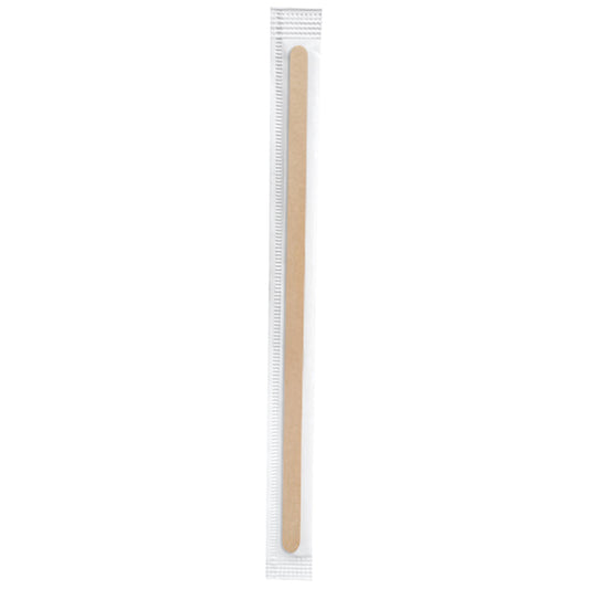 Signor Bio - WCS006BIO100B - Palettina caffE' - in busta singola - 11 cm - legno - Signor Bio - conf. 100 pezzi