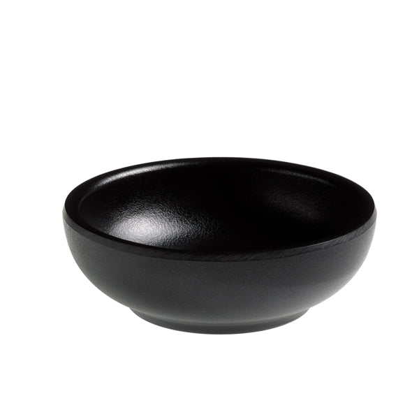 Leone - T8164.Z - Ciotolina tonda fingerfood - D 7 x 3,5 cm - melamina - nero - Leone