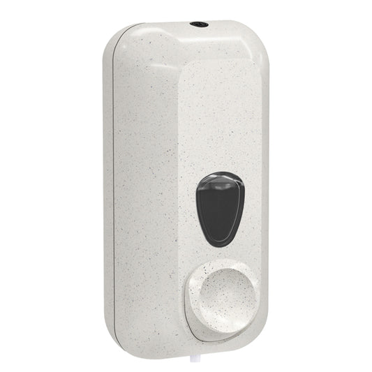 MAR PLAST - A71411WD - Dispenser per sapone liquido Woodplastic - 228 x 90 x 102 mm - capacitA' 0,55 L - bianco - Mar Plast