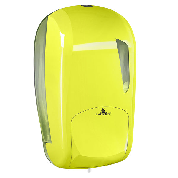 MAR PLAST - A91101FAB - Dispenser per sapone liquido Skin - 232 x 114 x 124 mm - capacitA' 1 L - giallo fluo - Mar Plast