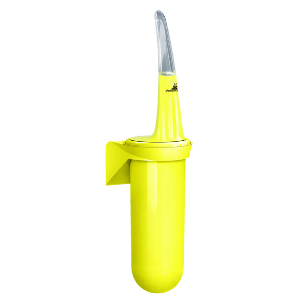 MAR PLAST - A92901FAB - Portascopino da parete Skin - 386 x 113 x 93 mm - giallo fluo - Mar Plast