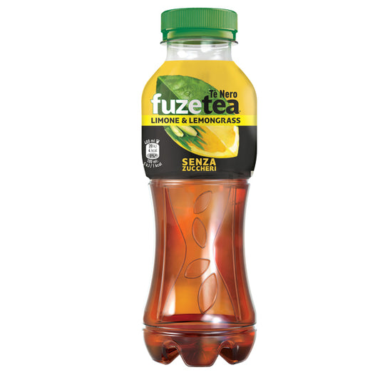 Coca-cola company - COFLZ4 - Fuze tea - in bottiglia - 400 ml - gusto limone zero - 96862 -  Conf. da 12 Pz.
