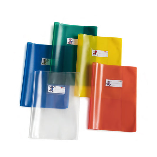 RI.PLAST - 26714902 - Coprimaxi Glass goffrato - con alette - A4 - PP - rosso - RiPlast
