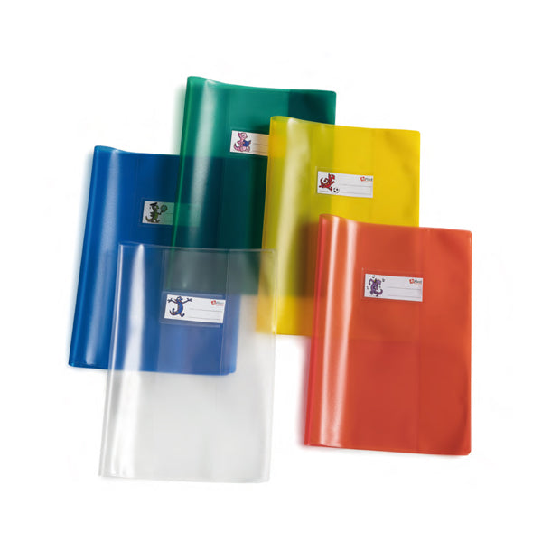 RI.PLAST - 26714904 - Coprimaxi Glass goffrato - con alette - A4 - PP - verde - RiPlast