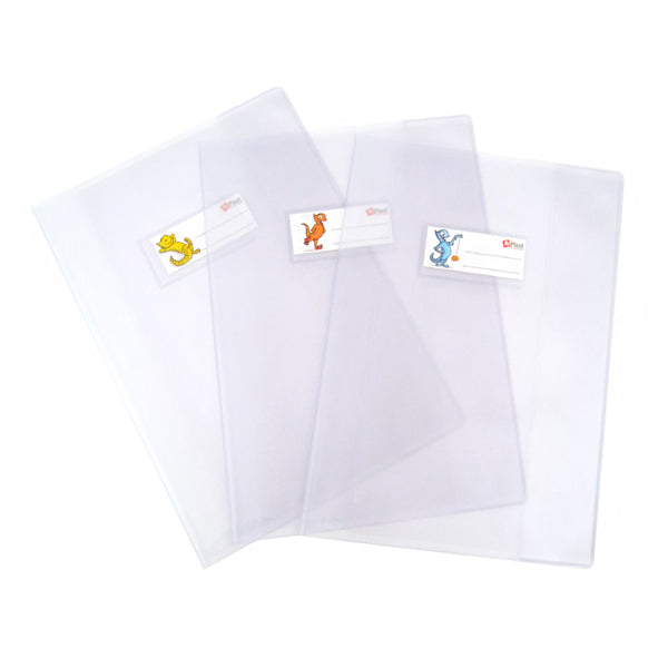 RI.PLAST - 32617021 - Coprimaxi goffrato Superseta - c-alette e portanome - A5 - PVC - trasparente neutro - Ri.Plast