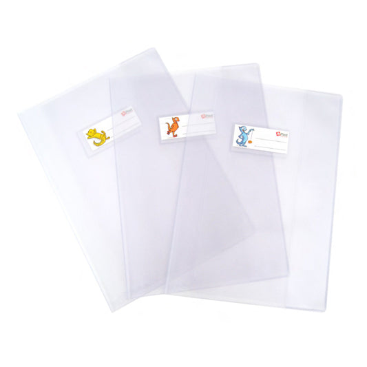 RI.PLAST - 32617021 - Coprimaxi goffrato Superseta - c-alette e portanome - A5 - PVC - trasparente neutro - Ri.Plast