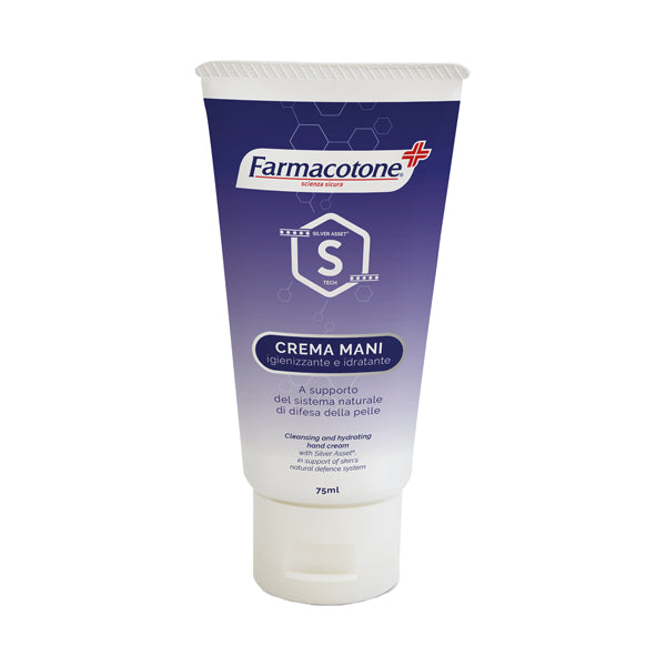FARMACOTONE - 3624FC - Crema mani Silver Asset - idratante e igienizzante - 75 ml - Farmacotone