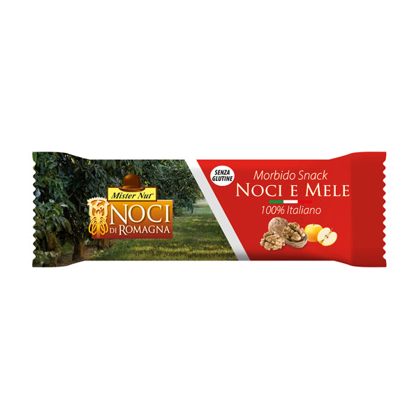 Mister Nut - 110072024415 - Barretta morbida - mele e noci - 28 gr - Mister Nut