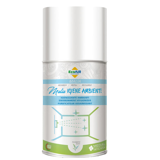 MEDIALINTERNATIONAL - 797008 - Refill igiene ambiente per diffusore Basic Fresh - eucalipto - 250 ml - Medial International
