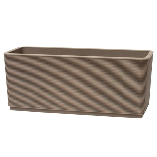 TeraPlast - 37474098306 - Vaso rettangolare Sinai Dot - 131 L - sabbia - TeraPlast