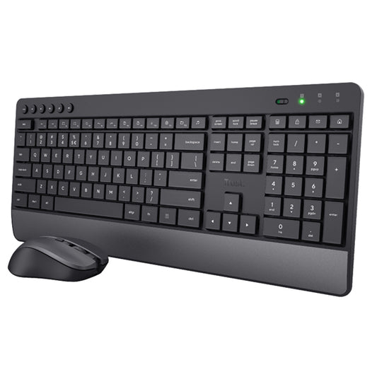 TRUST - 24530 - Set tastiera wireless + mouse wireless ultrasilenzioso Trezo - Trust