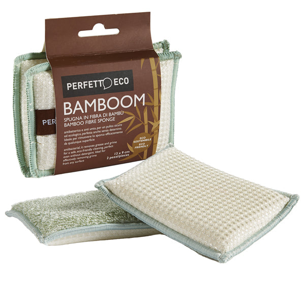 PERFETTO - 13951 - Spugna Bamboom - Perfetto - conf. 2 pezzi