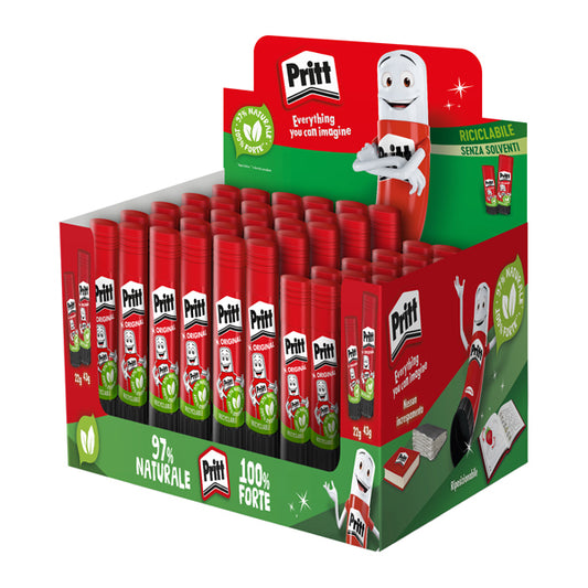 PRITT - 2907867 - Colla stick - 22 gr - 43 gr - Pritt - display 54 pezzi