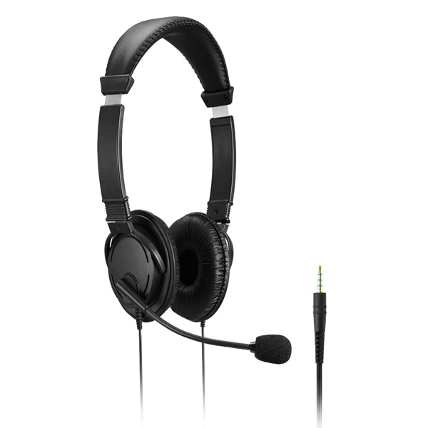 KENSINGTON - K33597WW - Cuffie stereo - con microfono e controllo del volume - connessione 3.5 mm - Kensington
