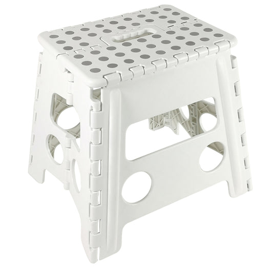 King Collection - S1407117-B - Sgabello alto Clic Clac - 30 x 22 x 32 cm - bianco - King Collection