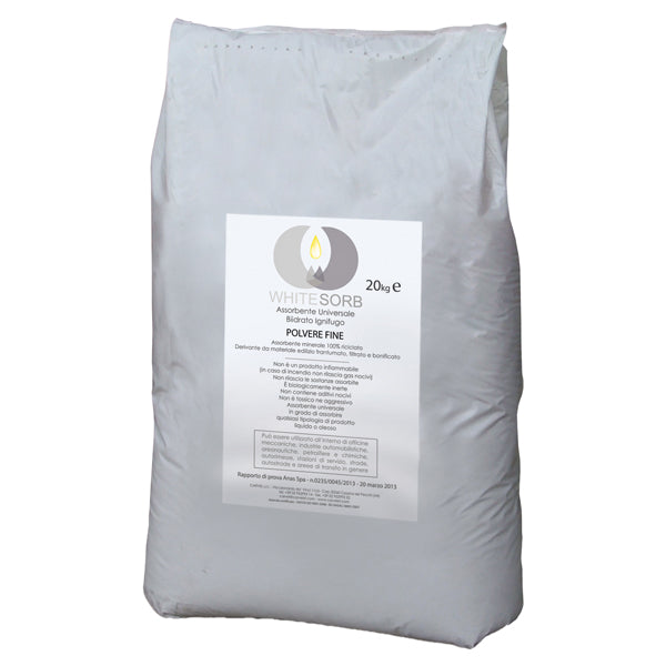 Carvel - DUS036 - Granulare assorbente universale White Sorb - per oli e liquidi - 20 kg - Carvel