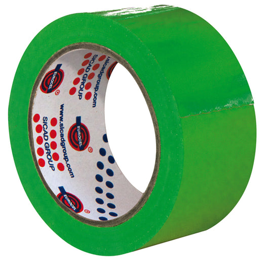 EUROCEL - 501366 - Nastro adesivo 350 - 5 cm x 66 m - PVC - verde - Eurocel