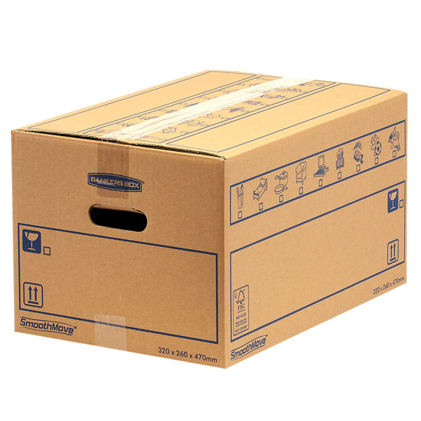 BANKERS BOX - 6203601 - Scatola SmoothMove - per traslochi - standard - 39 L - cartone - Bankers Box