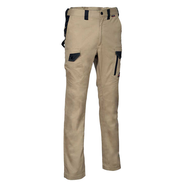 Cofra - V567-1-00 - 52 - Pantalone Jember Super Strech - taglia 52 - corda-nero - Cofra
