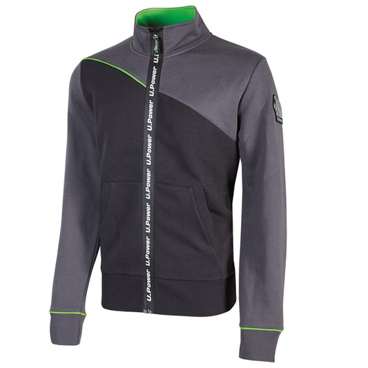 U-Power - EY243AG-XL - Felpa Uranus - taglia XL - grigio - U-power
