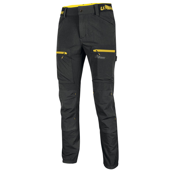 U-Power - FU267BC-XL - Pantalone Horizon - taglia XL - nero-giallo - U-power