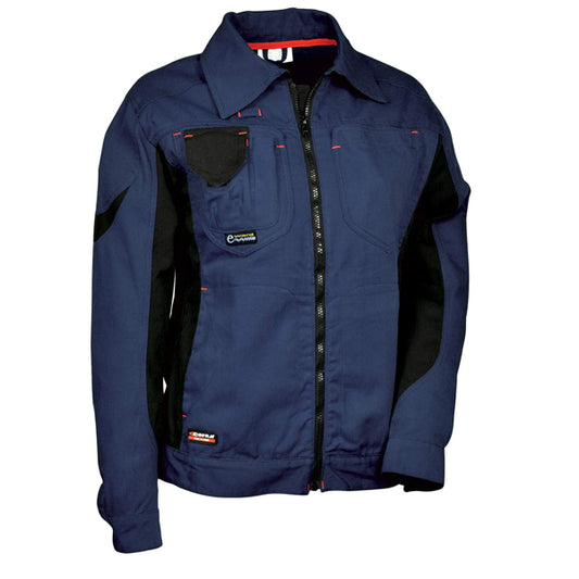 Cofra - V420-0-02-48 - Giacca donna Work Woman - taglia 48 - blu navy-nero - Cofra