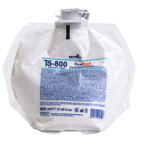 NETTUNO - 30700 - Crema mani barriera protettiva Protexsol Professional - sacca ricarica 800 ml - Nettuno