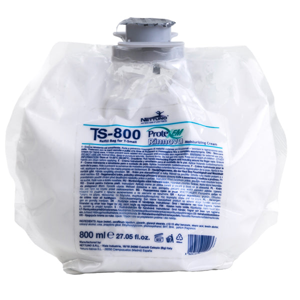 NETTUNO - 30900 - Crema mani Protexem Rinnova - idratante ed emolliente - sacca ricarica da 800 ml - Nettuno