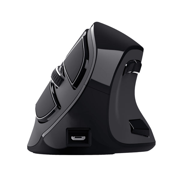 TRUST - 23731 - Mouse wireless ergonomico Voxx - ricaricabile - nero - Trust