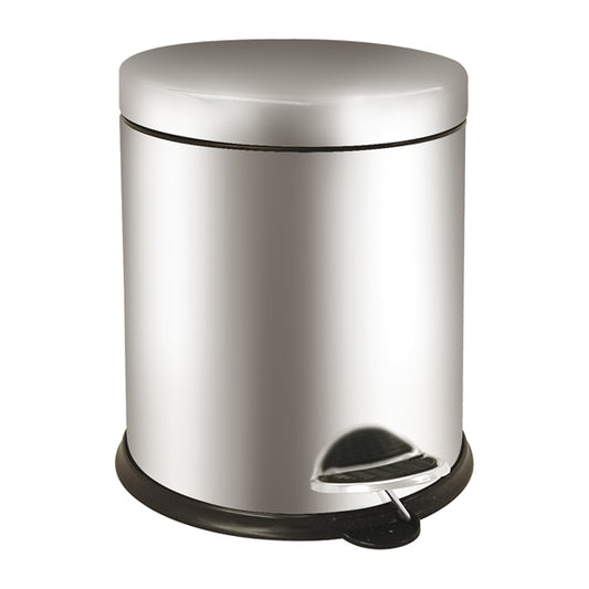 MEDIALINTERNATIONAL - 913050 - Pattumiera a pedale Bin Basic - 5 L - acciaio inox - Medial International