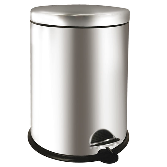 MEDIALINTERNATIONAL - 913120 - Pattumiera a pedale Bin Basic - 12 L - acciaio inox - Medial International