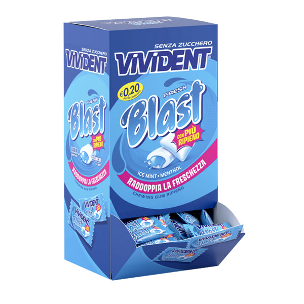 VIVIDENT - 09657800 - Chewing gum Vivident Fresh Blast - Perfetti - conf. 250 pezzi