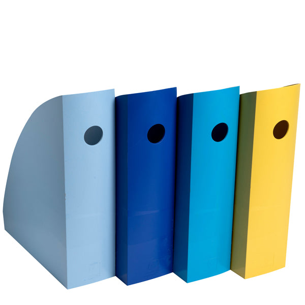 EXACOMPTA - 18202SETD - Set 4 portariviste Mag-Cube Bee Blue - 26,6 x 8,2 x 30,5 cm - colori assortiti - Exacompta