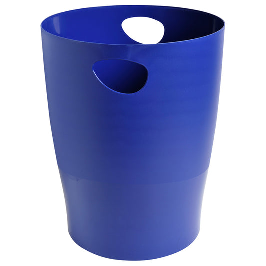 EXACOMPTA - 45303D - Cestino gettacarte Ecobin Bee Blue - 15 L - blu navy - Exacompta