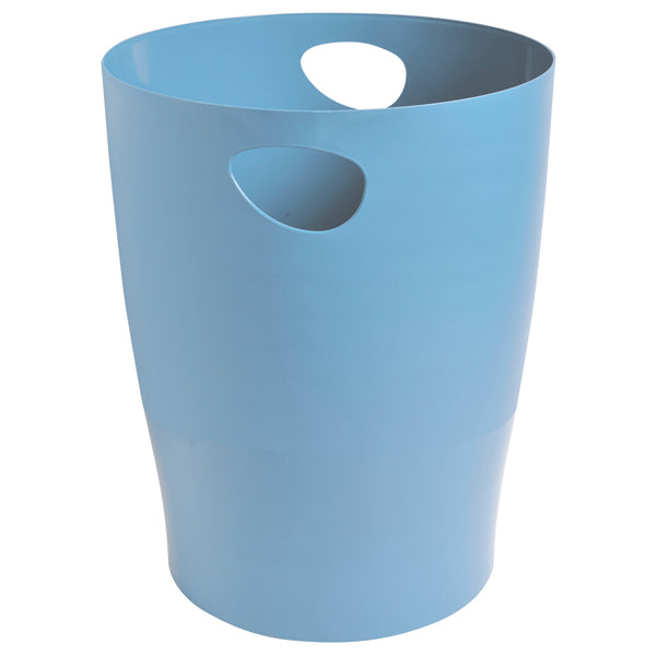EXACOMPTA - 45309D - Cestino gettacarte Ecobin Bee Blue - 15 L - azzurro - Exacompta
