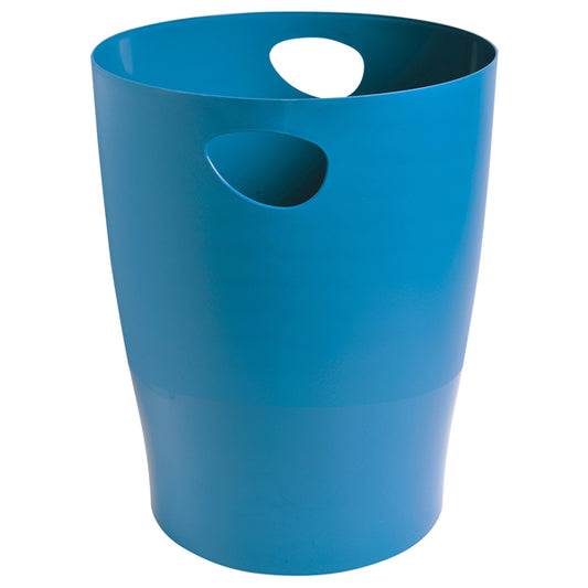 EXACOMPTA - 45384D - Cestino gettacarte Ecobin Bee Blue - 15 L - turchese - Exacompta