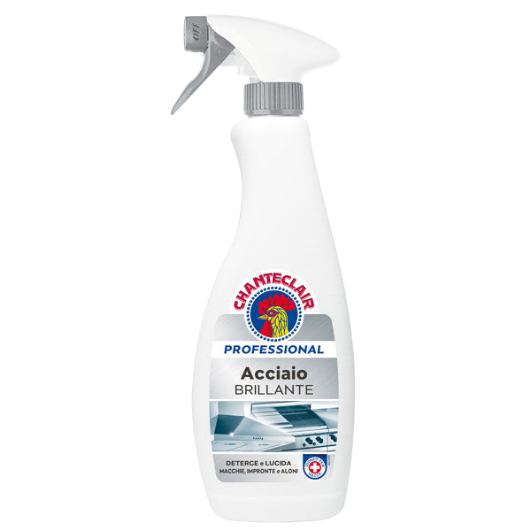 Chante Claire - 603L20IT - Detergente Professional acciaio brillante - in trigger - 700 ml - Chanteclair