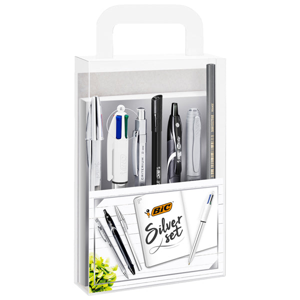 BIC - 9576121 - Set scrittura Silver Set - Bic