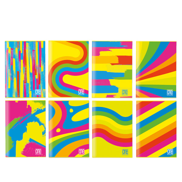 BLASETTI - 8122 - Maxiquaderno One Color Fantafluo - A4 - 5 mm - 21 fogli - 80 gr - BM