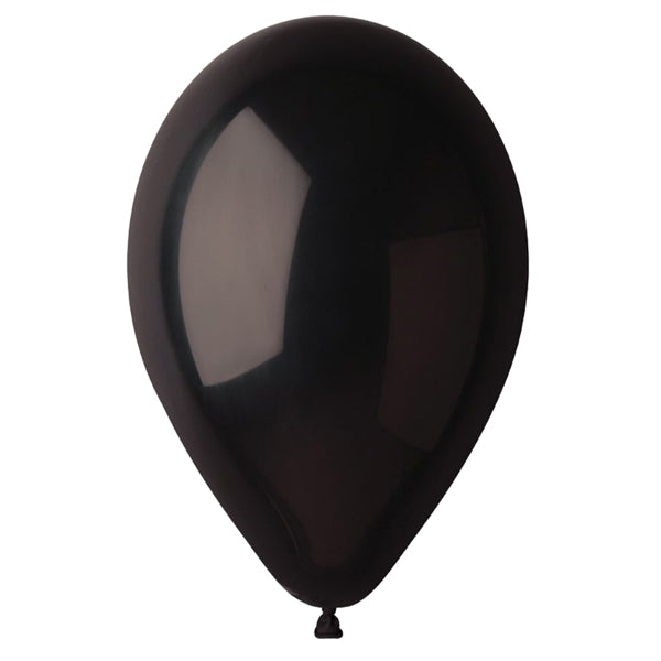 BIG PARTY - 72017 - Palloncino - diametro 26 cm - lattice - nero - Big Party - conf. 25 pezzi