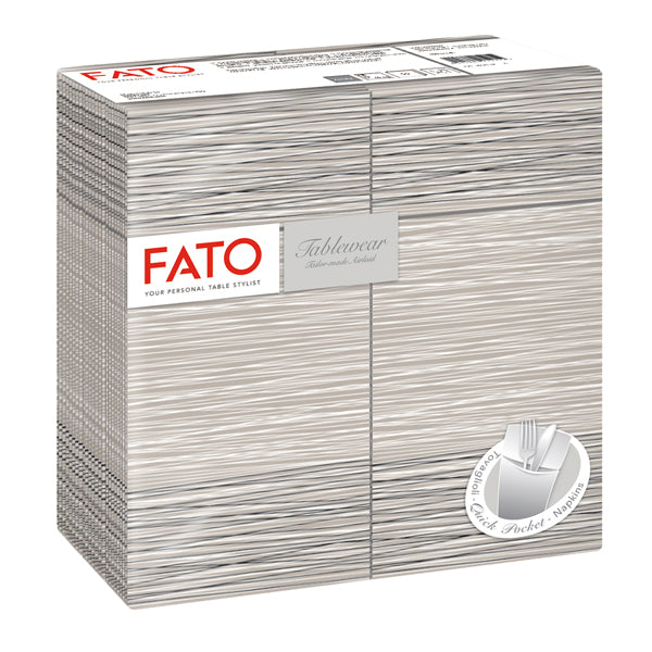 FATO - 88471500 - Quick pocket linea Millerighe - 40 x 40 cm - polvere - Fato - conf. 40 pezzi - 99187 -  Conf. da 1 Pz.