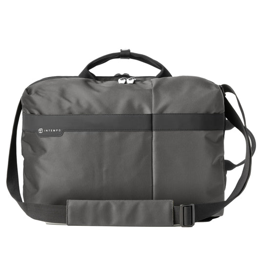 IN TEMPO - 9235JBL34 - Borsa Big-Bag Job - 43 x 33 x 16 cm - tessuto tecnico - antracite - In Tempo