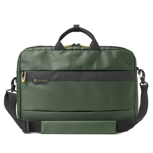 IN TEMPO - 9236JBL24 - Borsa Office Bag Job - 44 x 34 x 12 cm - tessuto tecnico - verde - In Tempo