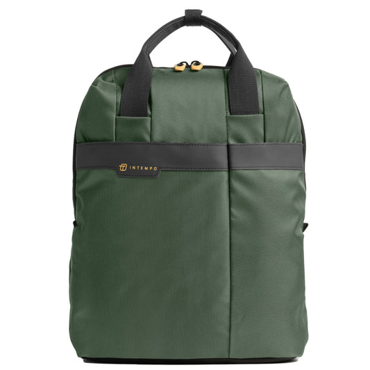 IN TEMPO - 9238JBL24 - Zaino Job - 31 x 45 x 15 cm - tessuto tecnico - verde - In Tempo