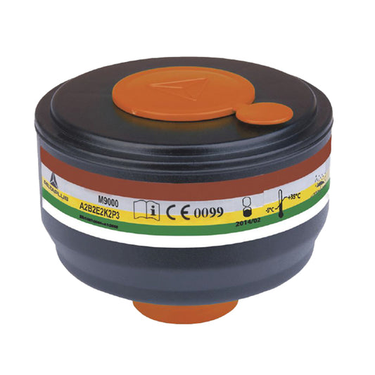 DELTAPLUS - M9001EABEK2P3 - Filtro EN148-1 per maschera completa M9200-M9300 - A2B2E2K2P3 - DeltaPlus - kit 4 pezzi - 99494 -  Conf. da 1 Pz.