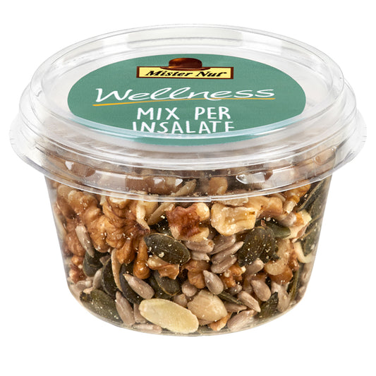Mister Nut - 118076000613 - Mix insalata - frutta secca e semi - in bicchiere - 125 gr - Mister Nut - 99528 -  Conf. da 1 Pz.