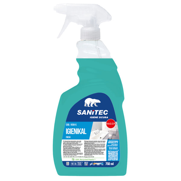 Sanitec - 1930-S - Detergente disincrostante Igienikal Fresh - 750 ml - Sanitec - 99582 -  Conf. da 1 Pz.
