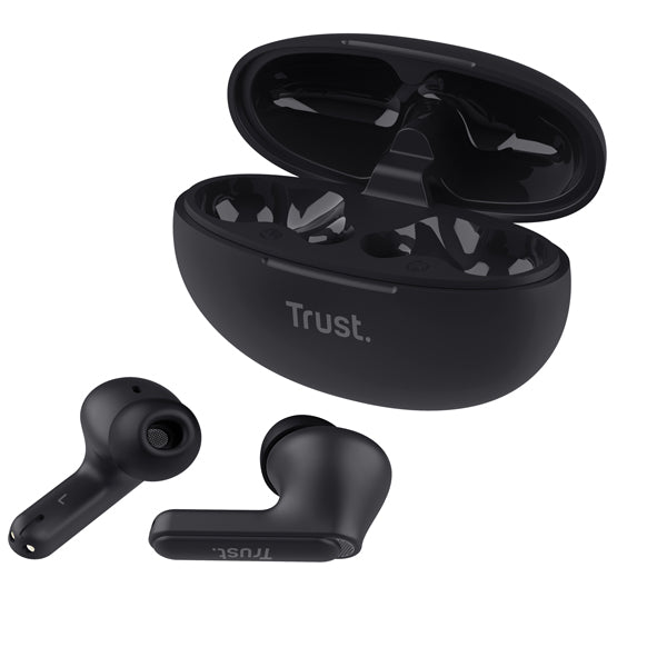 TRUST - 25296 - Cuffie bluetooth wireless YAVI - nero - Trust - 99615 -  Conf. da 1 Pz.